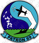 STICKER USN VP 69 Totems