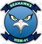 STICKER USN HSM 41 Seahawks