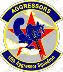 STICKER USAF 18TH AGGRESSOR SQUADRON