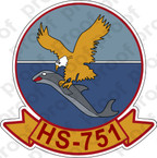 STICKER USNR HS 751 HELASRON