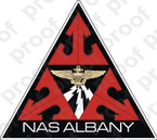 STICKER USN NAS ALBANY