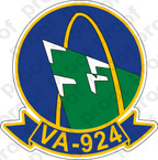 STICKER USNR VA 924 ATTACK SQUADRON