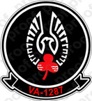 STICKER USNR VA 1287 ATTACK SQUADRON