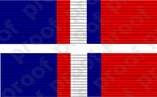 STICKER MILITARY RIBBON KOSOVO SERVICE