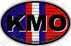 STICKER MILITARY KOSOVO VETERAN KMO