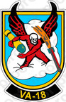 STICKER USN VA  18 Devils Diplomants