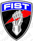 STICKER FIST FIRE SUPPORT TEAM