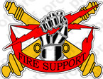 STICKER FIRE SUPPORT TEAM