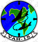 STICKER USN VAH 15 Heavy Attack Squadron