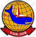 STICKER USN VAK 208 THE JOCKEYS