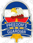 STICKER US ARMY FREEDOM'S GUARDIAN A