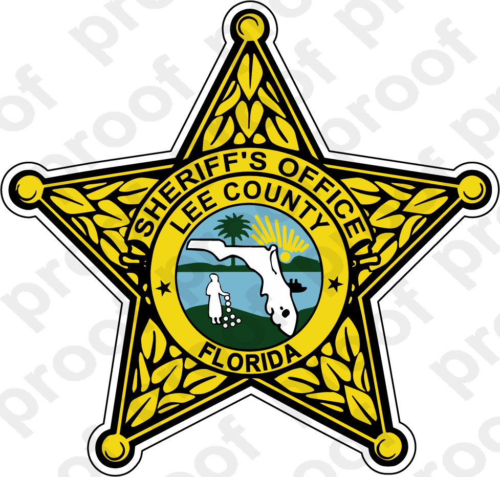 Sticker Sheriff Lee County M C Graphic Decals
