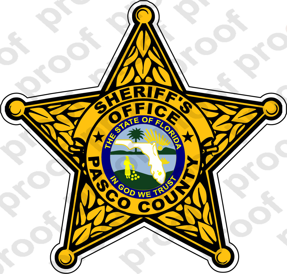 Sticker Sheriff Pasco County M C Graphic Decals