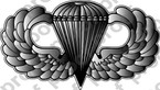 STICKER MILITARY BADGE JUMP BASIC NEW GRA