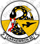 STICKER USN VAW 88 COTTONPICKERS