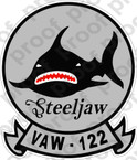 STICKER USN VAW 122 STEELJAWS
