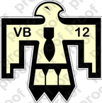 STICKER USN VB 12 BOMBING SQUADRON