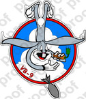 STICKER USN VB 9 BOMBING SQUADRON