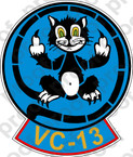 STICKER USN VC 13 FOOLS IN GODS OCEAN