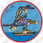 STICKER USN VC 42 COMPOSITE SQUADRON