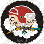 STICKER USN VC 81 COMPOSITE SQUADRON