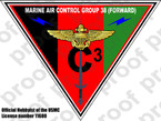 STICKER USMC MARINE AIR CONTROL GROUP 38 F