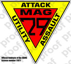 STICKER USMC MAG 29 A