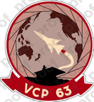 STICKER USN VCP 63  Composite Squadron Photographic