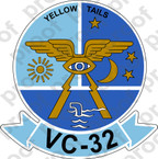 STICKER USN VC 32 YELLOW TAILS