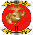 STICKER USMC UNIT   2ND MAF MARINE AMPHIBIOUS FORCE ooo Lisc# 20187