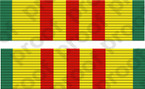 STICKER MILITARY RIBBON VIETNAM SERVICE