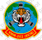 STICKER USMC VMM 262 FLYING TIGERS A  ooo  USMC LISC NUMBER 20187