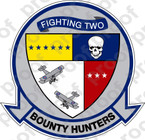 STICKER USN VFA 2 BOUNTY HUNTERS B