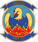 STICKER USMC HMT 302 COL   ooo  USMC LISC NUMBER 20187