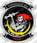 STICKER USMC VMAT 203 HAWKS   ooo  USMC LISC NUMBER 20187