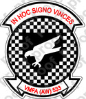 STICKER USMC VMFA AW 533 HAWKS   ooo  USMC LISC NUMBER 20187