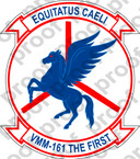 STICKER USMC VMM 161 GREYHAWKS   ooo  USMC LISC NUMBER 20187