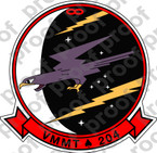 STICKER USMC VMMT 204 RAPTORS   ooo  USMC LISC NUMBER 20187