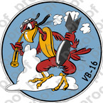STICKER USN VB 16 WAR EAGLES