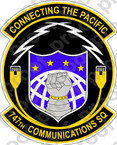 STICKER USAF 747TH COMMUNICATIONS SQUADRON