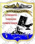 STICKER USN NAVSUBTRACENPAC Pearl Harbor