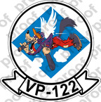 STICKER USN VP 122 PATROL SQUADRON