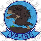 STICKER USN VP 197 PATROL SQUADRON