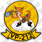 STICKER USN VP 212 PATROL SQUADRON