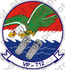 STICKER USN VP 712 PATROL SQUADRON