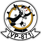 STICKER USN VP 871 PATROL SQUADRON