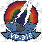STICKER USN VP 916 PATROL SQUADRON
