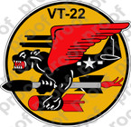 STICKER USN VT  22 Training Squadron B