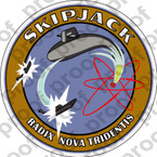 STICKER USN US NAVY SSN 585 USS SKIPJACK v2