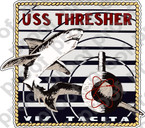 STICKER USN US NAVY SSN 593 USS THRESHER